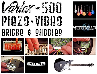 Variax piezo saddles video